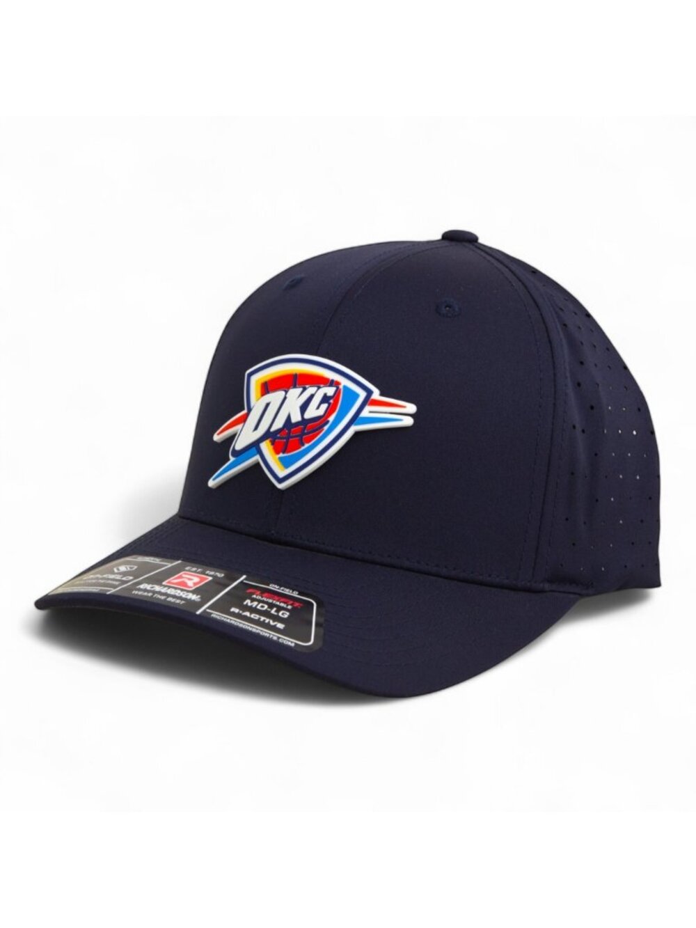 Oklahoma City Thunder 3D Laser Perf R-Flex Cap- Navy